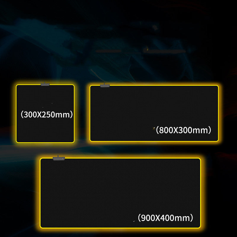 Elevate Your Gaming Experience with the RGB Luminous Mouse Pad